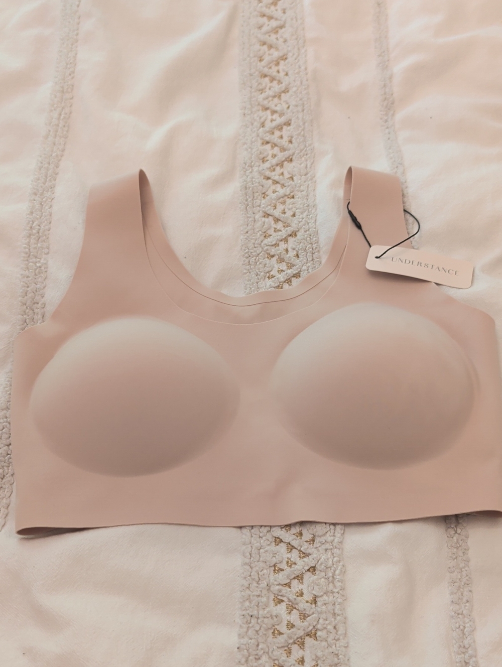 UNDERSTANCE Smooth Padded Bralette in Blush Nude